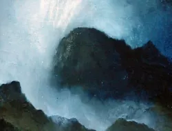 Buy Original Scottish Art  - Oil Painting  - Suilvin Through The Mist • 95£