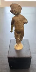 Buy Antique Bronze Boy Signed By Paul Ludwig Kowalczewski 5” • 326.18£