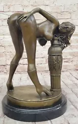 Buy Sexy Erotic Sculpture Nude Girl Provocative Pose Bronze Statue Sculpture Sex Ar • 616.51£