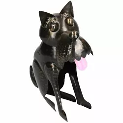 Buy Scotty Scottie Terrier Dog Garden Sculpture Ornament Statue Metal Decoration • 16.60£