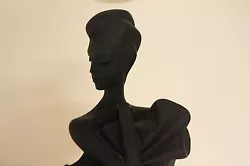 Buy Rare Fifth Avenue High Fashion Art Deco Woman Black Sculpture Stature A. Daniel • 307.53£