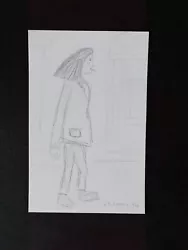 Buy Original L S Lowry Signed Northern Art Pencil Drawing Sketch  • 4.99£