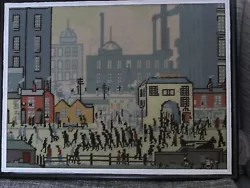 Buy Large Lowry Tapestry Of Matchstick Men.20  X 15  Approx. Plus Frame • 20£