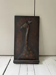 Buy Bronze Giraffe Relief Art / Wall Sculpture - HACKNEY • 30£