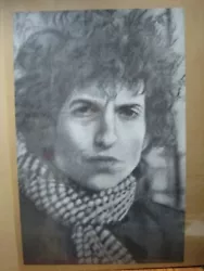 Buy Bob Dylan Large 1960's Vintage Black White Poster Inv#7238 • 69.88£
