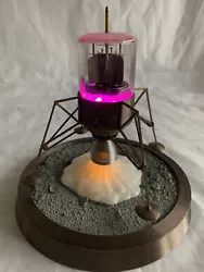 Buy Radio Valve Art Sculpture Space Craft Moon Lander Model Radio Vacum Tube Light • 80£