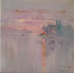Buy Oil On Canvas-original Painting-sunset-landscape • 25£