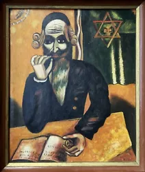 Buy A Pinch Of Snuff - After Marc Chagall (1887-1985) CUBISM OIL PORTRAIT PAINTING • 1,550£