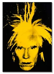 Buy Andy Warhol Inspired By Yellow Face Head Poster Painting Artist Pop Art Reprint • 5.99£