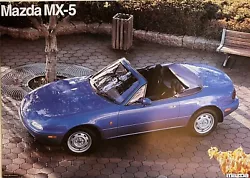 Buy Mazda MX5 Rare Vintage A1 Car Poster • 16£