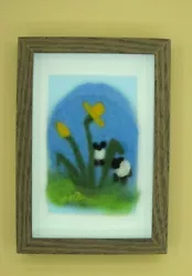 Buy Spring Picture Of Lambs And Daffodils In Needlefelting By Florizel • 9£