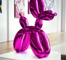 Buy Jeff Koons (After): Balloon Dog L Magenta Sculpture Cold Cast Resin COA Mint • 500£
