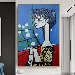 Buy Mintura Hand Made Girl Oil Paintings On Canvas Picasso Famous Picture Room Decor • 242£