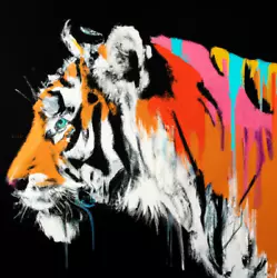 Buy Tiger Fine Art Print - Wall Art - Cat Jungle Painting Picture • 19.99£