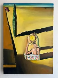 Buy Salvador Dali Painting Oil On Canvas (Handmade) - Signed & Stamped - VINTAGE ART • 931.15£