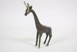 Buy Standing Giraffe Bronze Figure Bronze Sculpture (RE246) • 37.19£
