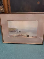 Buy Original Watercolour - Irish ? Beach/seascape - Framed • 24.50£