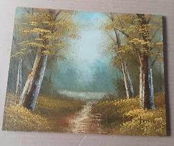 Buy Vintage Landscape Small Oil Painting (Signed By The Author) • 14.99£