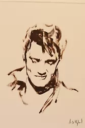 Buy Elvis Original Oil Painting On Heavyweight Paper. • 250£