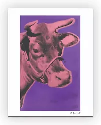 Buy Andy Warhol - Cow - Limited Lithograph Art Painting Print #4 • 100£