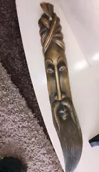 Buy Beautiful Wall Hanging , Ethnic Carved Wood . Why The Long Face ! Harry Kane ? • 4£
