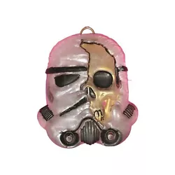 Buy Homemade Resin Wall Art Sculpture Small Storm Trooper Skull • 4£