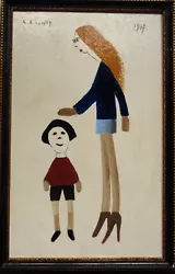 Buy Original Painting After L.s. Lowry  Mother And Child  • 18£