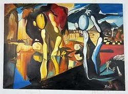 Buy Salvador Dali (Handmade) Oil On Canvas Painting Signed & Stamped • 621.29£