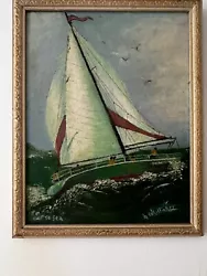 Buy Boat Oil Painting- M Whittaker • 75£