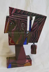 Buy Abstracted Sculpture Of The Head Of A Girl Painted In A Picasso Influenced Style • 47£