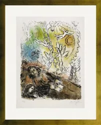 Buy Marc Chagall  Le Prophete  1974 | Hand Signed Lithograph | Mourlot 713 | Framed • 14,906.45£