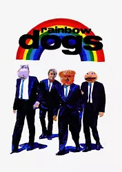 Buy Rainbow Dogs Zippy Bungle: Art Print, Card, Poster Of Original Painting • 3.75£