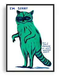 Buy David Shrigley - I'm Sorry But I Can't Promise, Giclee Print, Raccoon Poster • 65.35£