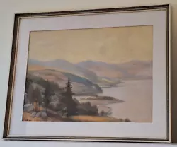 Buy Vintage Scottish Landscape Watercolour Painting, Signed Under The Mount), Framed • 20£