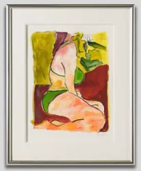 Buy Bob Dylan Art Print  - Woman On A Bed - Hand Signed Limited Edition Framed • 3,250£