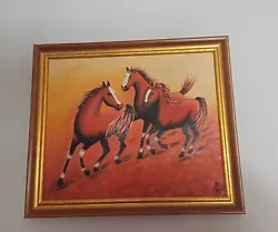Buy Oil Painting Original Three Horses • 27£
