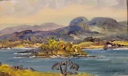 Buy Superb E. I. Bryce Oil Painting Coastal Landscape Ireland • 28.54£