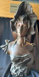 Buy Pablo Rigual Bronze Patina Metal Bust Statue • 465.96£