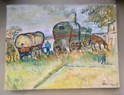 Buy Oil Painting In The Style Of Van Gogh Artist Raymond Penny (1944-) • 25£