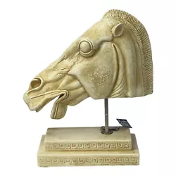 Buy Selene Horse Head Pediment Parthenon Acropolis Athens Cast Stone Greek Sculpture • 55.23£