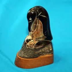 Buy Penguin Carving Amazing Detail!!! One Of A Kind Original Carving! BARRY STEIN • 31.12£