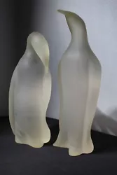 Buy Beautiful Rare And Tall 15  Midcentury Lucite Penguin Pair • 279.15£