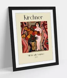 Buy Ernst Kirchner, Still Life With Sculpture -framed Wall Art Picture Poster Print • 37.99£