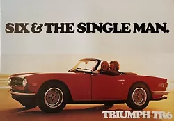 Buy Triumph TR6 Rare Vintage A1 Car Poster • 16£