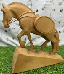 Buy Hand Carved Wooden Norwegian Fjord Horse Figurine Sculpture By Kolbein Hommedal • 299.99£