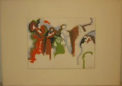 Buy Vintage 1966 JOHN THOMPSON 'Family Portrait' ABSTRACT EXPRESSIONIST Painting • 182.05£