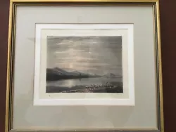 Buy 1813 Print Of Dolbadarn Tower, Llanberis Lake, By R Reeve After David Cox • 19.99£