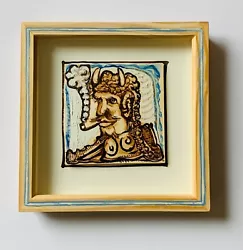 Buy After Pablo Picasso - Satyr With Pipe - Original Painting Signed & Framed • 295£