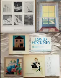 Buy 7 DAVID HOCKNEY SET 70s LITHOGRAPH EMMERICH NEW YORK EXHIBITION LOUVRE BOOK • 543.62£