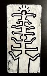 Buy KEITH HARING RARE Wood Painting - Pop Art - Untitled - 1987  • 4,213.10£